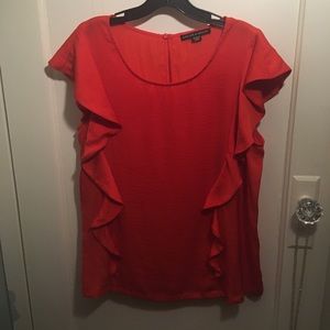 Harlowe & Graham Red Blouse in large